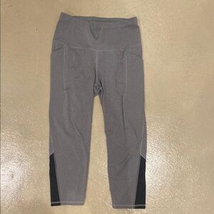 Gray Capris with Pockets